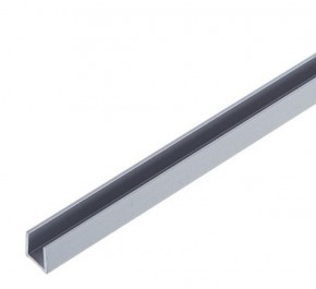 Планка торцевая "П" 6 мм для стеновой панели (алюминий) в Нижневартовске - niznevartovsk.ok-mebel.com | фото