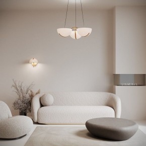Подвесная люстра Eurosvet Emisfero 50083/3 LED золото в Нижневартовске - niznevartovsk.ok-mebel.com | фото 4