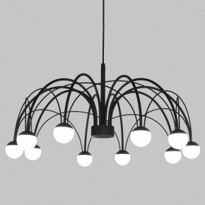 Подвесная люстра Eurosvet Ragno 90034/10 LED черный в Нижневартовске - niznevartovsk.ok-mebel.com | фото