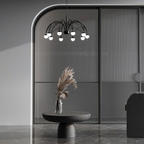 Подвесная люстра Eurosvet Ragno 90034/10 LED черный в Нижневартовске - niznevartovsk.ok-mebel.com | фото 4