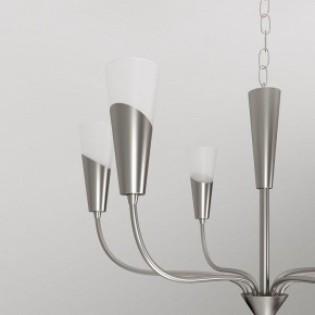 Подвесная люстра Eurosvet Rhyton 60167/6 никель в Нижневартовске - niznevartovsk.ok-mebel.com | фото 8