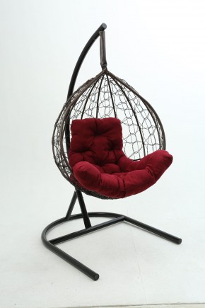 Подвесное кресло Бароло (коричневый/бордо) в Нижневартовске - niznevartovsk.ok-mebel.com | фото