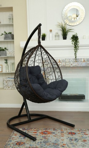 Подвесное кресло Бароло (коричневый/графит) в Нижневартовске - niznevartovsk.ok-mebel.com | фото