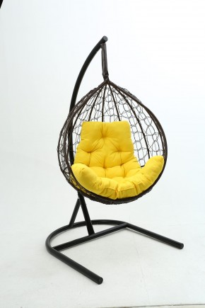 Подвесное кресло Бароло (коричневый/желтый) в Нижневартовске - niznevartovsk.ok-mebel.com | фото