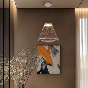 Подвесной светильник Eurosvet Cesta 40016/1 LED коричневый в Нижневартовске - niznevartovsk.ok-mebel.com | фото 4