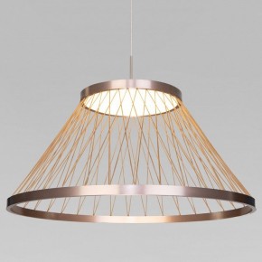 Подвесной светильник Eurosvet Cesta 40017/1 LED коричневый в Нижневартовске - niznevartovsk.ok-mebel.com | фото