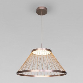 Подвесной светильник Eurosvet Cesta 40017/1 LED коричневый в Нижневартовске - niznevartovsk.ok-mebel.com | фото 2
