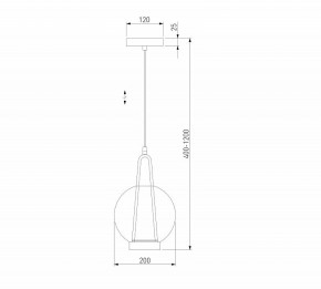 Подвесной светильник Eurosvet Frasco 50267/1 LED черный в Нижневартовске - niznevartovsk.ok-mebel.com | фото 4