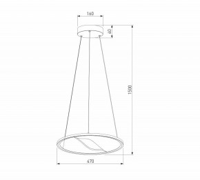 Подвесной светильник Eurosvet Occhio 40026/1 LED серый в Нижневартовске - niznevartovsk.ok-mebel.com | фото 5