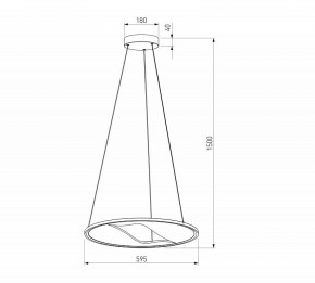 Подвесной светильник Eurosvet Occhio 40027/1 LED серый в Нижневартовске - niznevartovsk.ok-mebel.com | фото 5