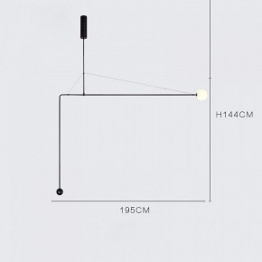 Подвесной светильник Imperiumloft Lines LINES-11 в Нижневартовске - niznevartovsk.ok-mebel.com | фото 3