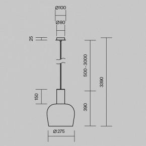 Подвесной светильник Maytoni Smart Casual MOD414PL-L7B3K в Нижневартовске - niznevartovsk.ok-mebel.com | фото 5