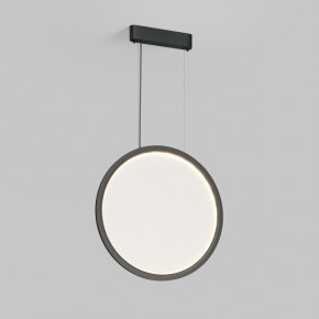 Подвесной светильник вертикальный VEIL, 35 Вт, ?600?2100 мм, LED 2700-6000K, IP20, пульт Д/У (в комплекте), черный, алюминий, акрил в Нижневартовске - niznevartovsk.ok-mebel.com | фото