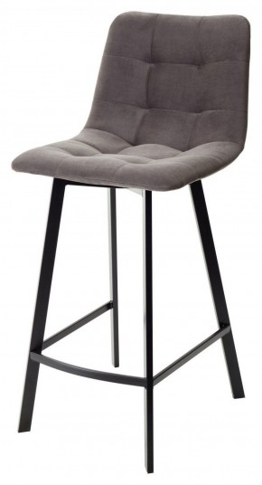 Полубарный стул CHILLI-QB SQUARE графит #14, велюр / черный каркас (H=66cm) М-City в Нижневартовске - niznevartovsk.ok-mebel.com | фото