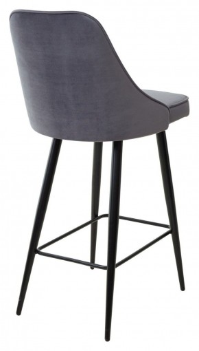 Полубарный стул NEPAL-PB СЕРЫЙ #27, велюр/ черный каркас (H=68cm) М-City в Нижневартовске - niznevartovsk.ok-mebel.com | фото 7