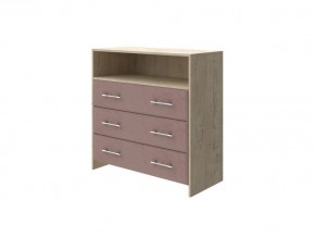 PROxSON Комод Varna (ЛДСП Бунратти+ткань Бунратти/Ultra Горячий шоколад) 90x40 в Нижневартовске - niznevartovsk.ok-mebel.com | фото