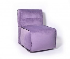 Прямое модульное бескаркасное кресло Комфорт (Фиолет велюр) в Нижневартовске - niznevartovsk.ok-mebel.com | фото