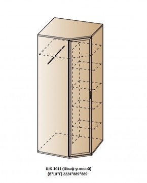 ШК-1011 (Шкаф угловой) в Нижневартовске - niznevartovsk.ok-mebel.com | фото