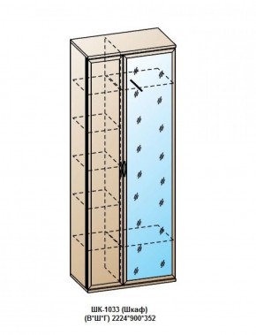 ШК-1033 (Шкаф) в Нижневартовске - niznevartovsk.ok-mebel.com | фото