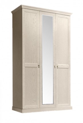 Шкаф 3-х дверный (с зеркалом) для платья и белья Венеция дуб седан (ВНШ1/3) в Нижневартовске - niznevartovsk.ok-mebel.com | фото
