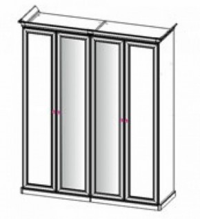 Шкаф 4-х створчатый (2+2) с Зеркалом "Патрисия" (караваджо) в Нижневартовске - niznevartovsk.ok-mebel.com | фото