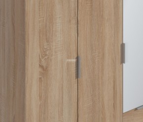Шкаф 5-ти дверный Николь СБ-2594/1 (Дуб Сонома) в Нижневартовске - niznevartovsk.ok-mebel.com | фото 4