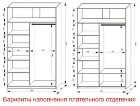 Шкаф-купе 1400 серии SOFT D8+D2+B2+PL4 (2 ящика+F обр.штанга) профиль «Графит» в Нижневартовске - niznevartovsk.ok-mebel.com | фото 8