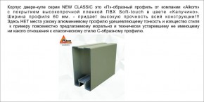 Шкаф-купе 1700 серии NEW CLASSIC K2+K2+B2+PL2(2 ящика+1 штанга+1 полка) профиль «Капучино» в Нижневартовске - niznevartovsk.ok-mebel.com | фото 17