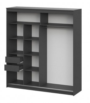 Шкаф-купе ШКП 3 МАКС (2000) Графит серый в Нижневартовске - niznevartovsk.ok-mebel.com | фото 3