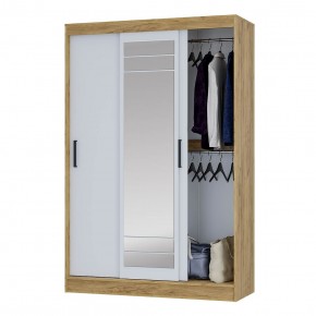 Шкаф-купе Тео ШКК-02 (крафт/белый) в Нижневартовске - niznevartovsk.ok-mebel.com | фото 3