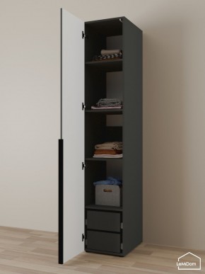 Шкаф Linnea MHR-1-4 2050х400х510 (Графит-М 11.1.25) в Нижневартовске - niznevartovsk.ok-mebel.com | фото 5