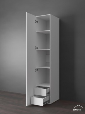 Шкаф Linnea MHR-1PO-4 2050х400х510 (Белый-М 11.1.2) в Нижневартовске - niznevartovsk.ok-mebel.com | фото 4