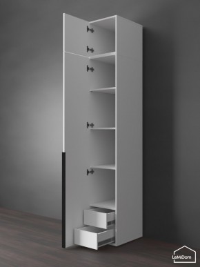Шкаф с антресолью Linnea MHR-1A-4 2450х400х510 (Белый-М 11.1.2) в Нижневартовске - niznevartovsk.ok-mebel.com | фото 5