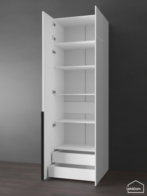 Шкаф с антресолью Linnea MHR-2A-4 2450х800х510 (Белый-М 11.1.2) в Нижневартовске - niznevartovsk.ok-mebel.com | фото 5
