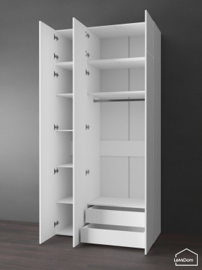 Шкаф с антресолью Linnea MHR-3POA-2 2450х1200х510 (Белый-М 11.1.2) в Нижневартовске - niznevartovsk.ok-mebel.com | фото 5