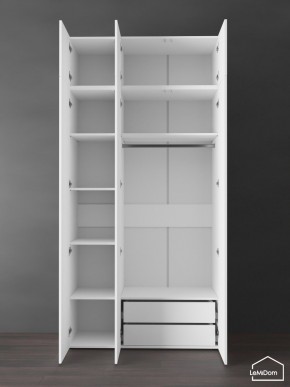 Шкаф с антресолью Linnea MHR-3POA-2 2450х1200х510 (Белый-М 11.1.2) в Нижневартовске - niznevartovsk.ok-mebel.com | фото 6