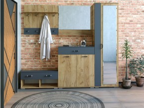 Шкаф ун-й с зеркалом НКМ Бостон Секция 5 в Нижневартовске - niznevartovsk.ok-mebel.com | фото 2