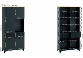 Шкаф-витрина Ника в Нижневартовске - niznevartovsk.ok-mebel.com | фото 3