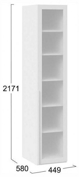 Шкаф-витрина Порто СМ-393.07.008 в Нижневартовске - niznevartovsk.ok-mebel.com | фото 3