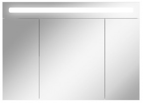 Шкаф-зеркало Аврора 100 с подсветкой LED Домино (DV8012HZ) в Нижневартовске - niznevartovsk.ok-mebel.com | фото 1