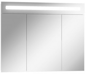 Шкаф-зеркало Аврора 90 с подсветкой LED Домино (DV8011HZ) в Нижневартовске - niznevartovsk.ok-mebel.com | фото 1