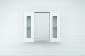 Шкаф-зеркало Кристалл 80 АЙСБЕРГ (DA1804HZ) в Нижневартовске - niznevartovsk.ok-mebel.com | фото 4