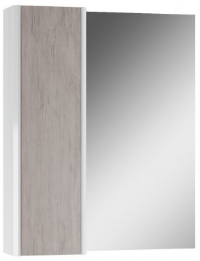 Шкаф-зеркало Uno 60 Дуб серый левый/правый Домино (DU1503HZ) в Нижневартовске - niznevartovsk.ok-mebel.com | фото 2