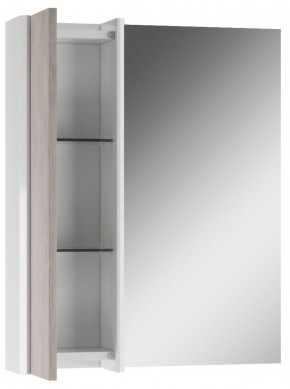 Шкаф-зеркало Uno 60 Дуб серый левый/правый Домино (DU1503HZ) в Нижневартовске - niznevartovsk.ok-mebel.com | фото 3