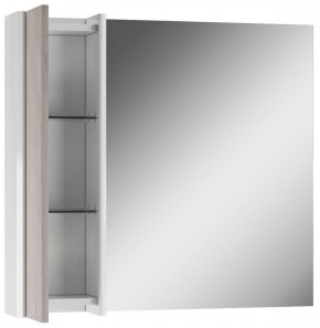 Шкаф-зеркало Uno 80 Дуб серый левый/правый Домино (DU1504HZ) в Нижневартовске - niznevartovsk.ok-mebel.com | фото 4