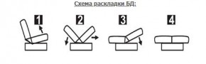 СОФИЯ ЛЮКС Диван БД (пруж.блок) в Нижневартовске - niznevartovsk.ok-mebel.com | фото 6