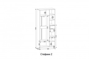 СТЕФАНИ-2 Шкаф в Нижневартовске - niznevartovsk.ok-mebel.com | фото 2