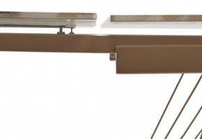 Стол ACERRA NEW 160 GLOSS GRAND JADE SOLID CERAMIC/ каркас цвета шампань, ®DISAUR в Нижневартовске - niznevartovsk.ok-mebel.com | фото 7
