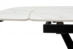 Стол ALATRI 120 MATT WHITE MARBLE SOLID CERAMIC / BLACK, ®DISAUR в Нижневартовске - niznevartovsk.ok-mebel.com | фото 5