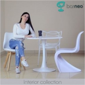 Стол Barneo T-3 Tulip style (RAL9003 белый, D80) в Нижневартовске - niznevartovsk.ok-mebel.com | фото 5